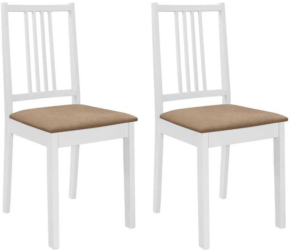 Valgomojo baldų komplektas, 3d., baltos sp., MDF