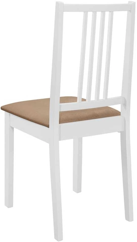 Valgomojo baldų komplektas, 5d., baltos sp., MDF