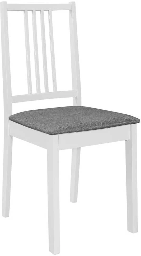 Valgomojo baldų komplektas, 5d., baltos sp., MDF