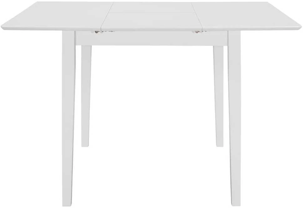 Valgomojo baldų komplektas, 5d., baltos sp., MDF