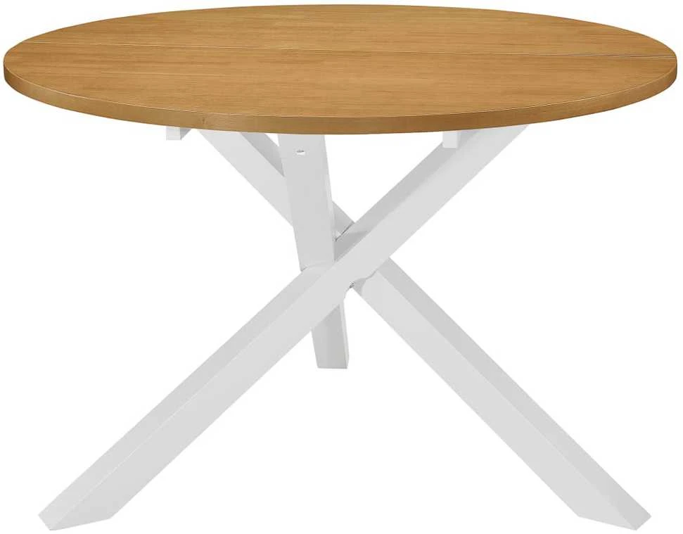 Valgomojo baldų komplektas, 5d., baltos sp., MDF