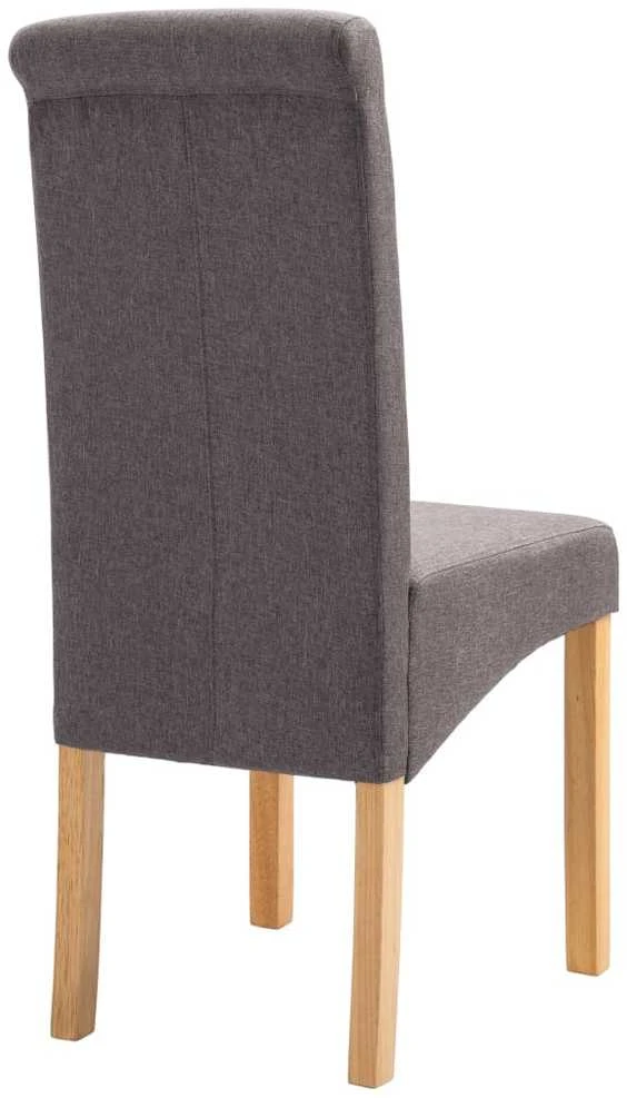Valgomojo kėdės, 4vnt., taupe spalvos, audinys
