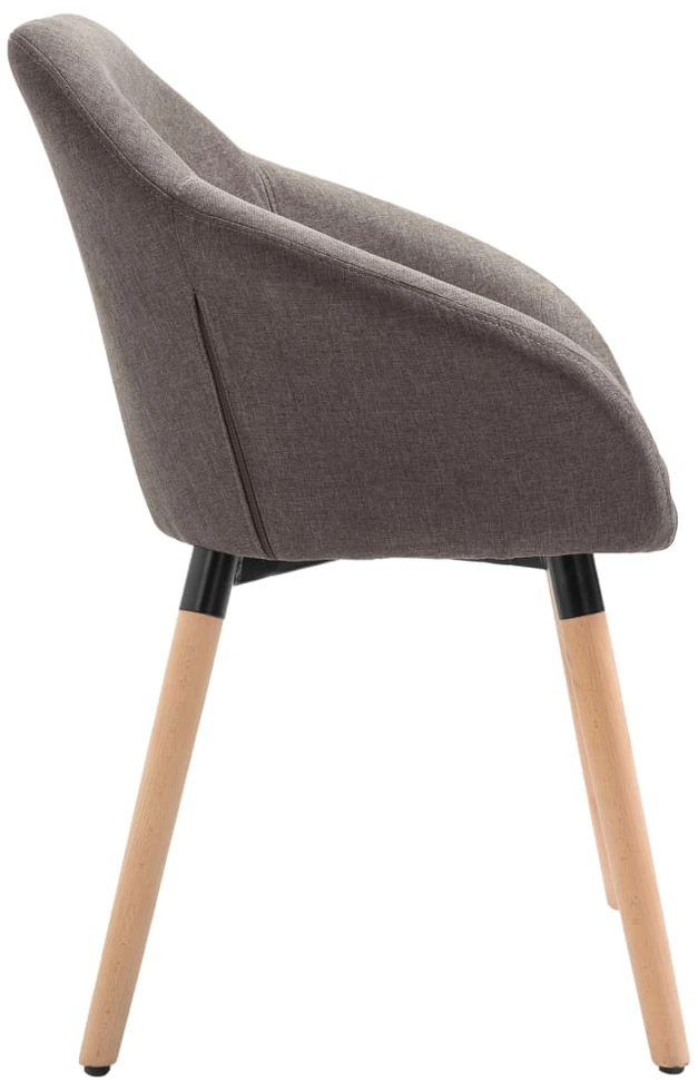Valgomojo kėdės, 4vnt., taupe spalvos, audinys