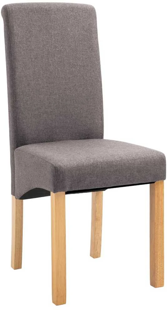 Valgomojo kėdės, 4vnt., taupe spalvos, audinys