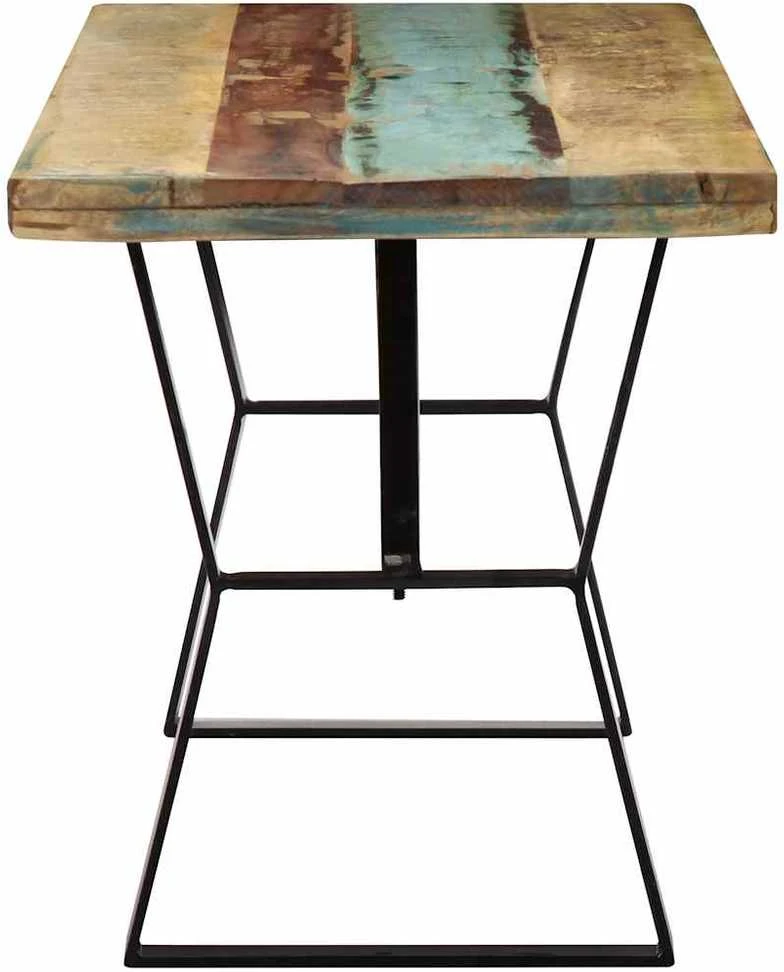Valgomojo stalas, 120x60x76 cm, perdirbtos medienos masyvas