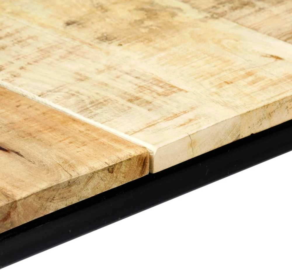 Valgomojo stalas, 140x70x75cm, neapdorotos mango med. masyvas