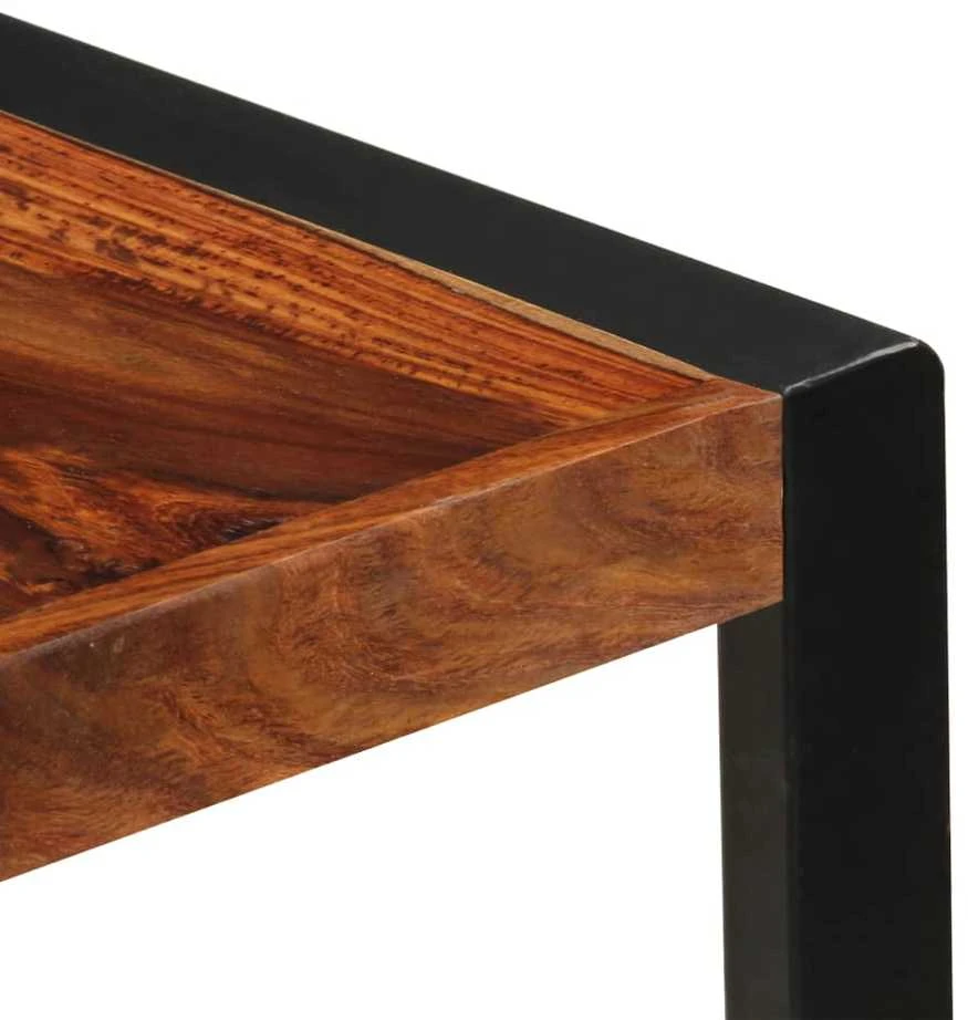 Valgomojo stalas, 140x70x75cm, rausv. dalb. medienos masyvas