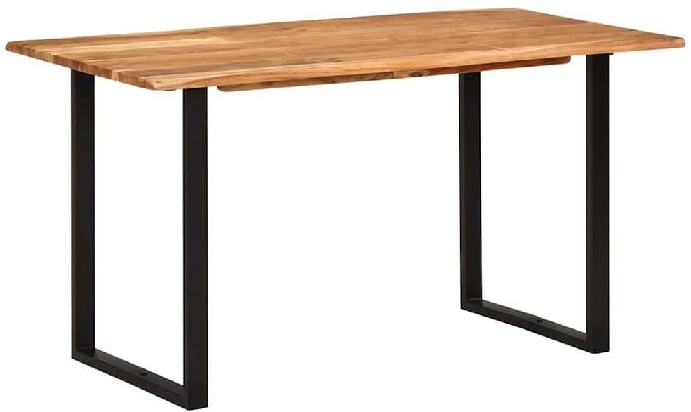 Valgomojo stalas, 140x70x76cm, akacijos medienos masyvas
