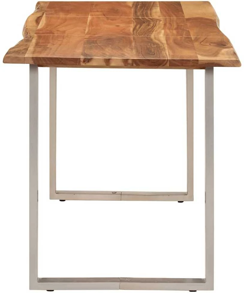 Valgomojo stalas, 140x70x76cm, akacijos medienos masyvas