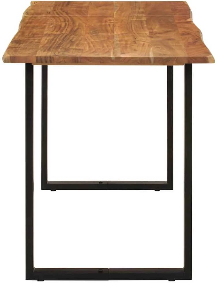 Valgomojo stalas, 140x70x76cm, akacijos medienos masyvas