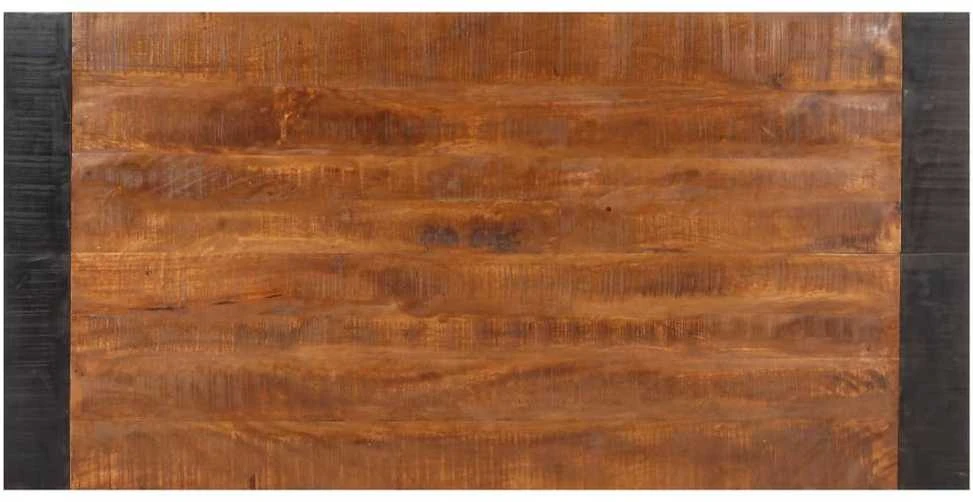 Valgomojo stalas, 140x70x76cm, neapdorota mango mediena