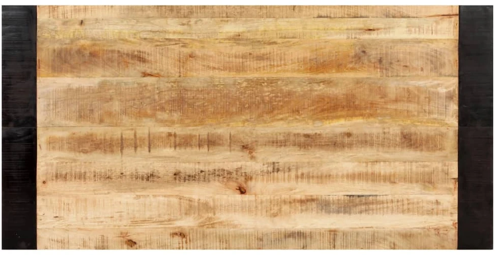 Valgomojo stalas, 140x70x76cm, neapdorota mango mediena