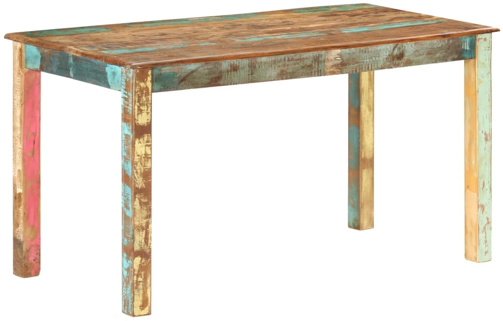 Valgomojo stalas, 140x70x76cm, perdirbtos medienos masyvas