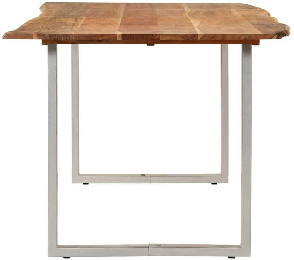 Valgomojo stalas, 180x90x76cm, akacijos medienos masyvas
