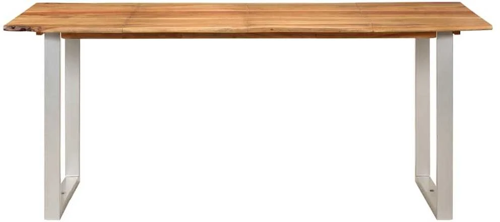 Valgomojo stalas, 180x90x76cm, akacijos medienos masyvas