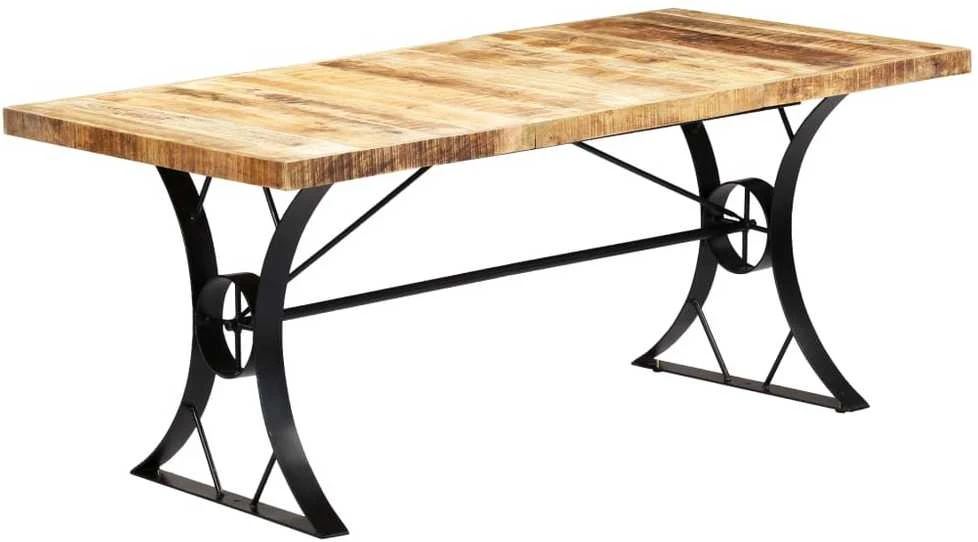 Valgomojo stalas, 180x90x76cm, mango medienos masyvas