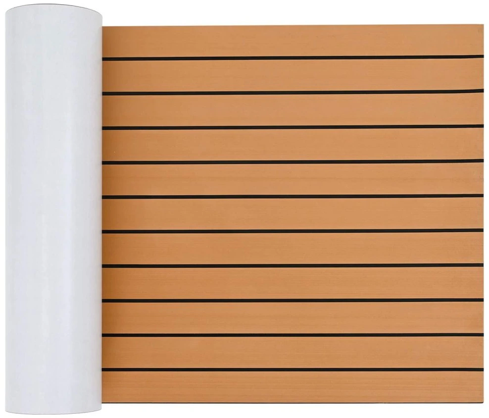 Valties kilimėlis Dryžuotas Ruda ir juoda 240 x 60 cm EVA