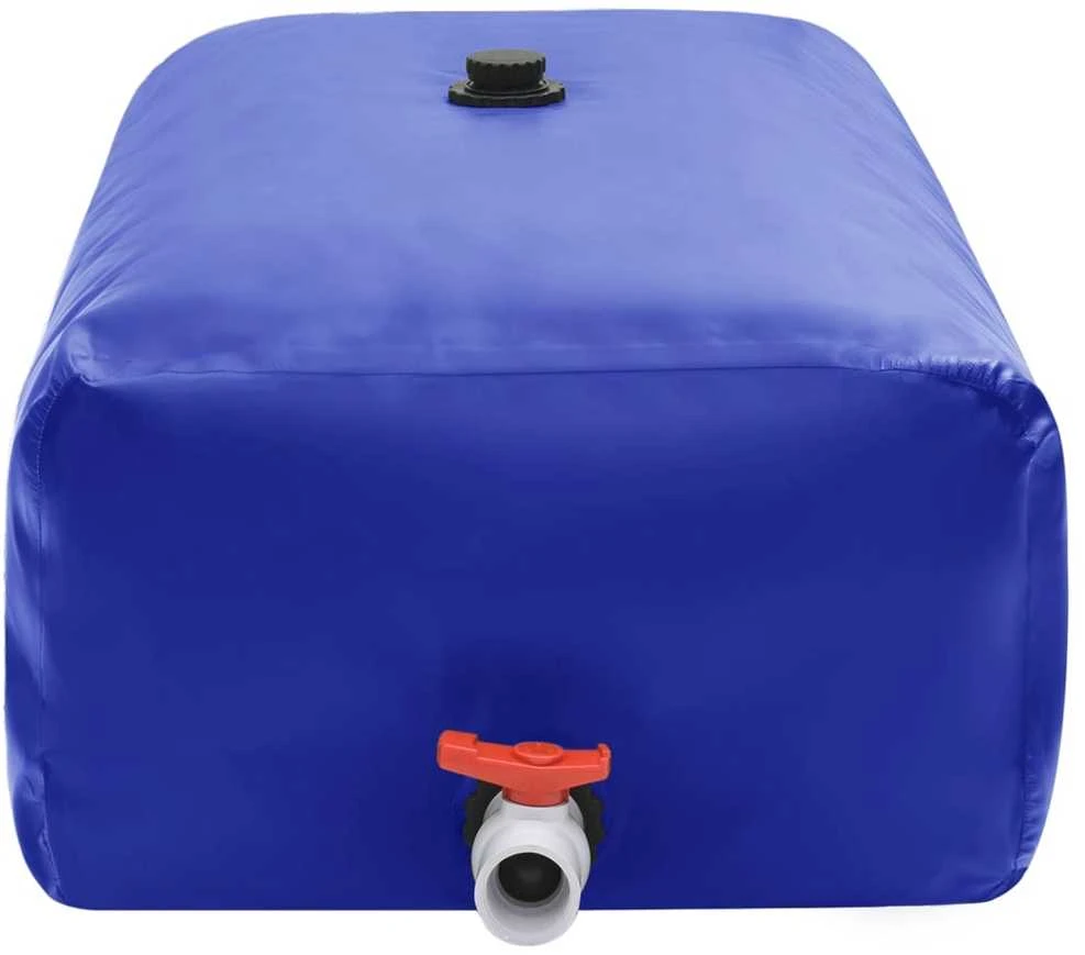 Vandens talpa su čiaupu, sulankstoma, 500l, PVC