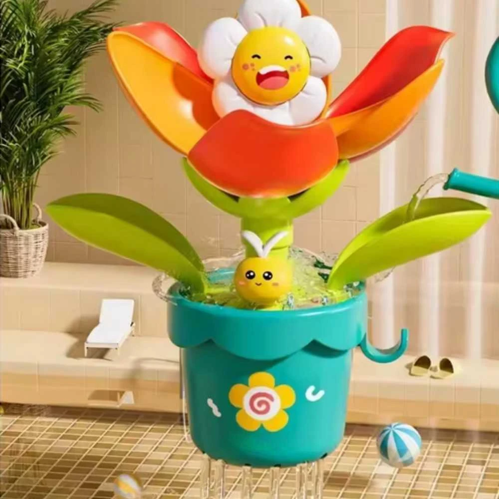 Vandens žaislas WOOPIE BABY žydintis gėlytės vazonėlis su laistytuvu