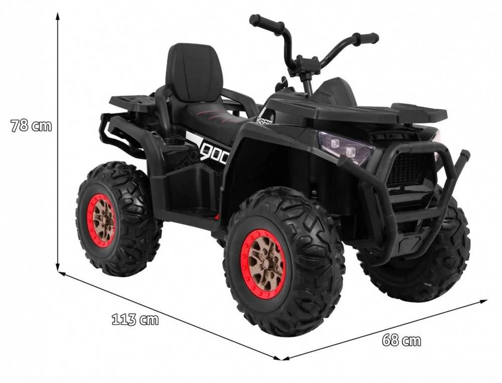 Ramiz Važiuoklė Quad ATV Desert Juodas
