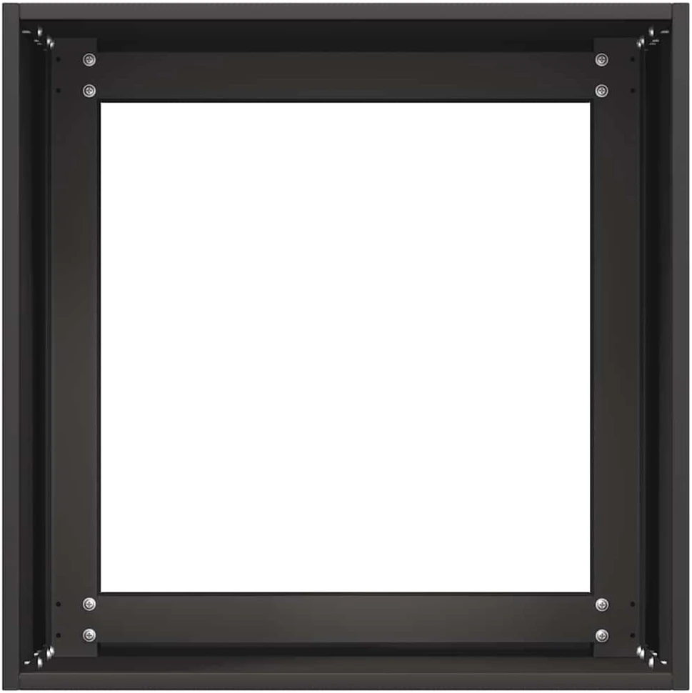 Vazonas, juodas, 40x40x40 cm, šaltai valcuotas plienas