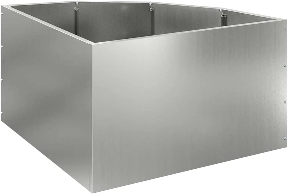 Kampinė Vazonas Sidabrinė 60 x 60 x 35 cm Galvanizuotas plienas