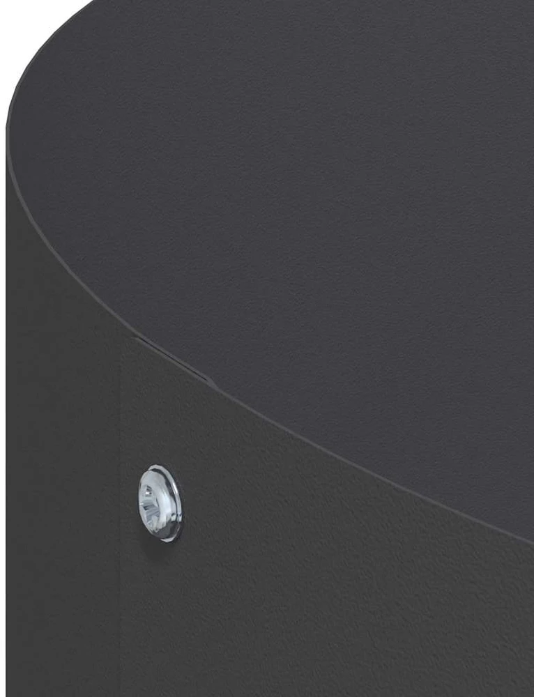 Vazonų žiedas Juoda 30 x 30 x 20 cm Šaltai valcuotas plienas