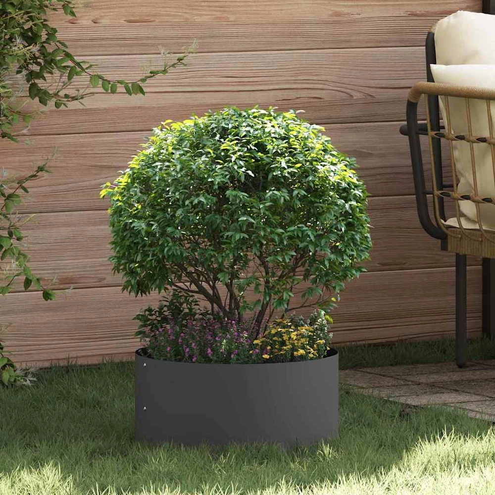 Vazonų žiedas Juoda 40 x 40 x 20 cm Šaltai valcuotas plienas