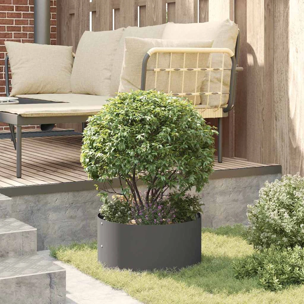 Vazonų žiedas Juoda 40 x 40 x 20 cm Šaltai valcuotas plienas