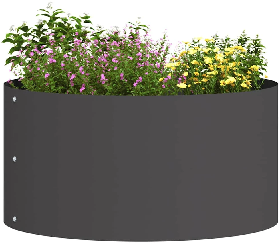 Vazonų žiedas Juoda 40 x 40 x 20 cm Šaltai valcuotas plienas