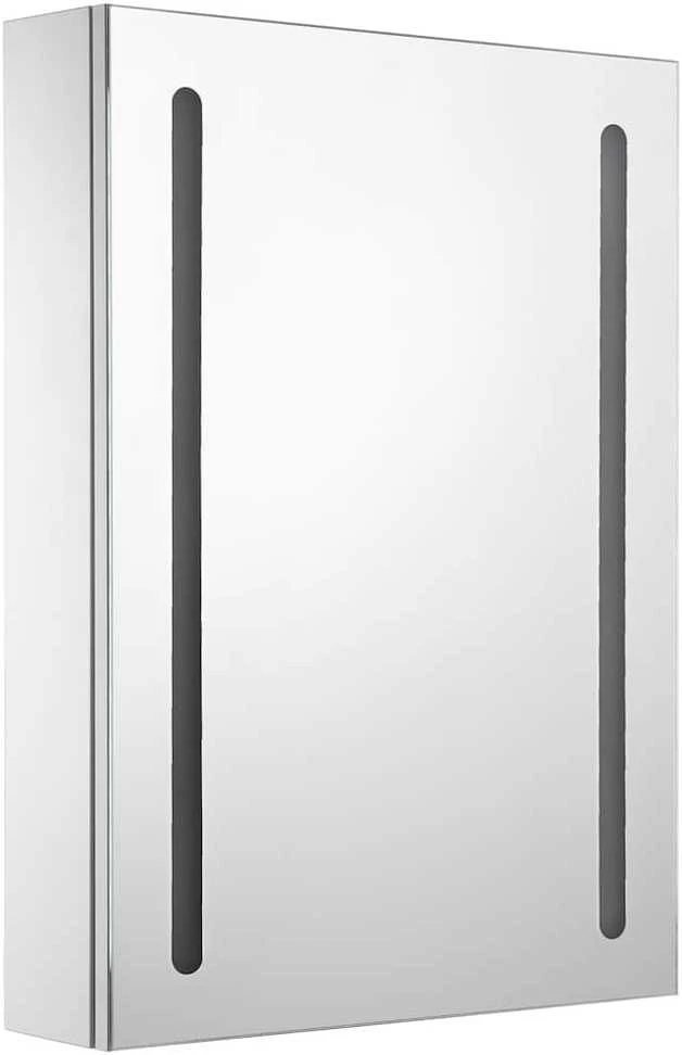 Veidrodinė vonios spintelė su LED apšvietimu, 50x13x70cm