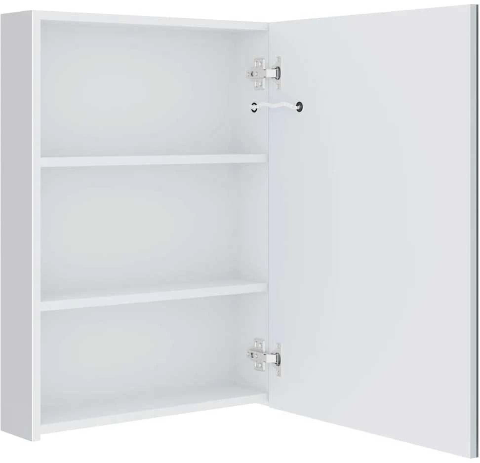 Veidrodinė vonios spintelė su LED apšvietimu, 50x13x70cm