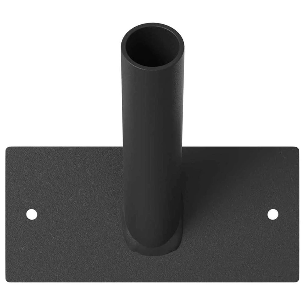 Vėliavos Stiebo Laikiklis Juoda 13 x 6 x 0,2 cm Plienas