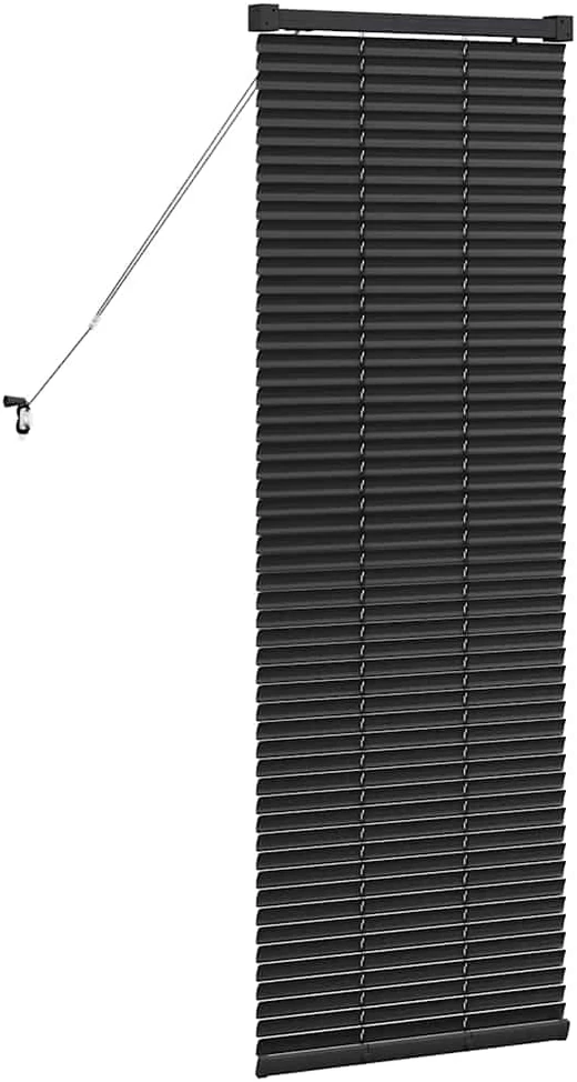 Venecijos žaliuzės Juoda 130 x 50 cm 25 mm Aliuminis