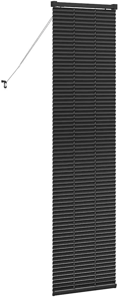 Venecijos žaliuzės Juoda 175 x 45 cm 25 mm Aliuminis