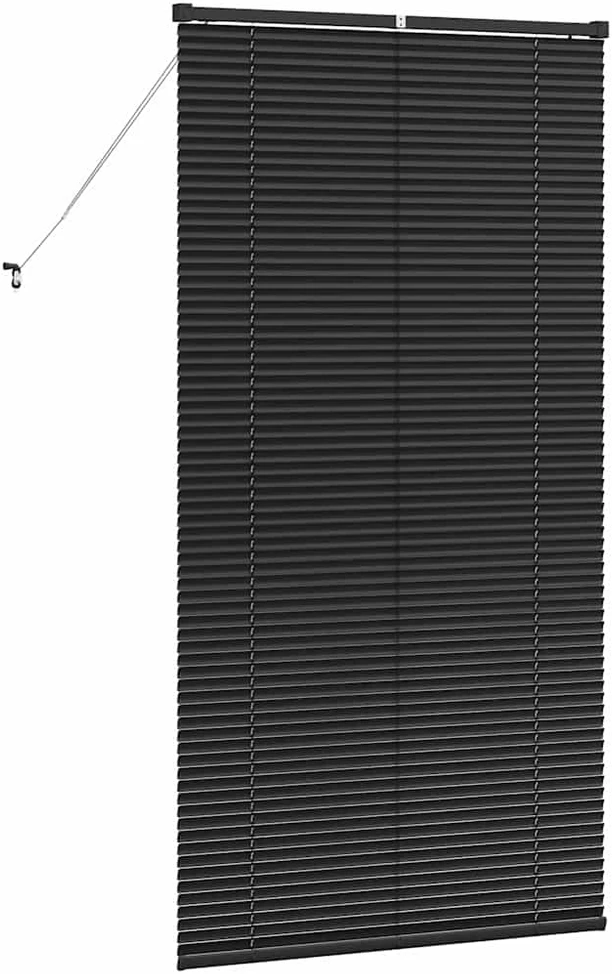 Venecijos žaliuzės Juoda 175 x 85 cm 25 mm Aliuminis