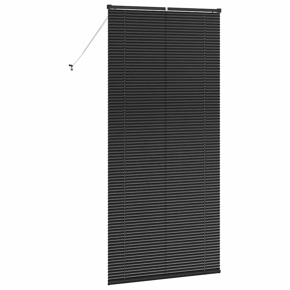 Venecijos žaliuzės Juoda 220 x 105 cm 25 mm Aliuminis