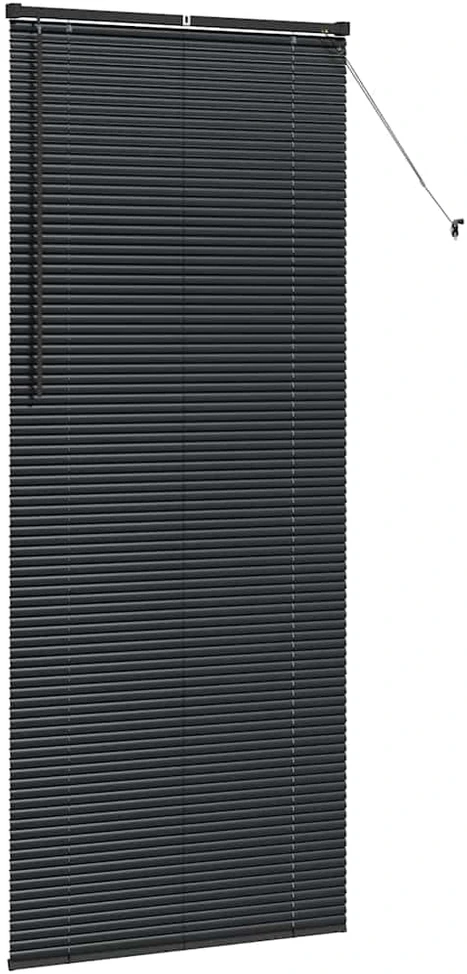 Venecijos žaliuzės Juoda 220 x 95 cm 25 mm Aliuminis