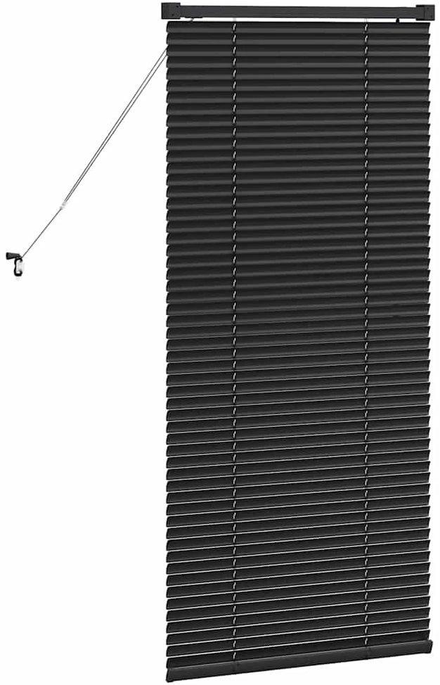 Venecijietiškos žaliuzės Juoda 60 x 2,5 x 130 cm Aliuminis