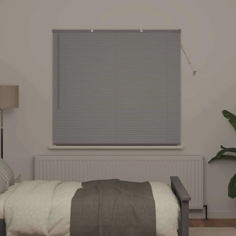 Venecijietiškos žaliuzės Sidabrinė 130 x 150 cm Aliuminis