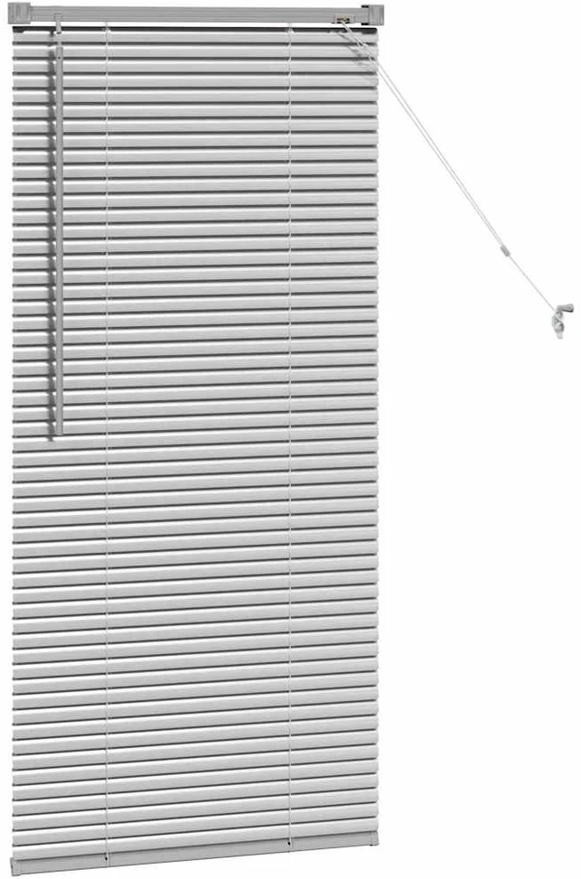 Venecijietiškos žaliuzės Sidabrinė 130 x 60 cm Aliuminis