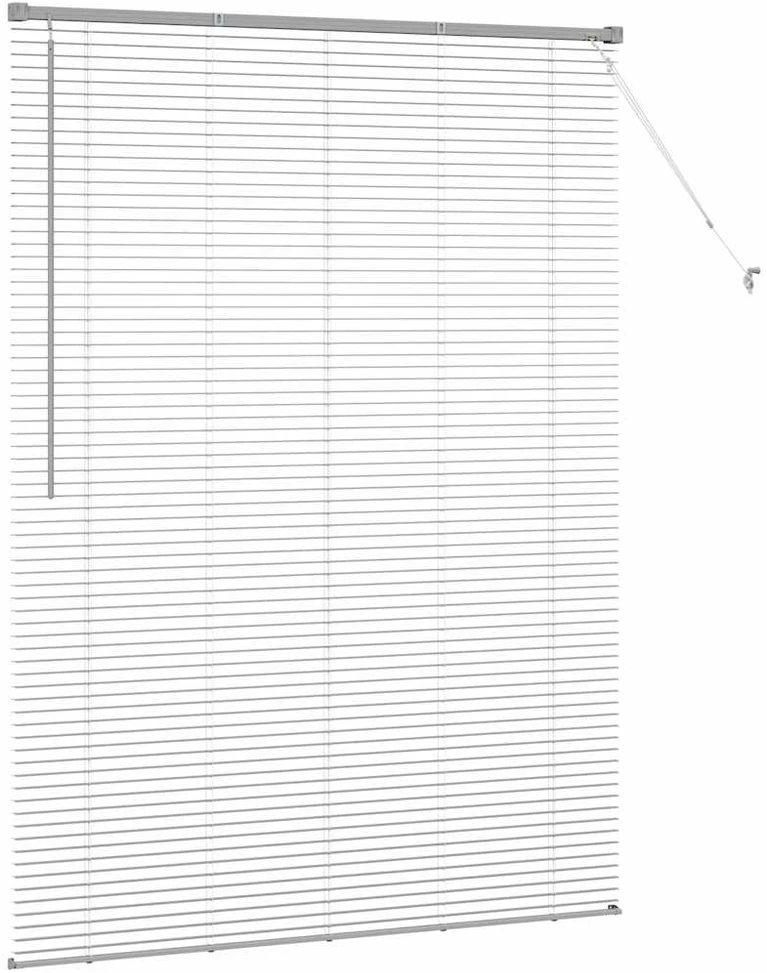 Venecijietiškos žaliuzės Sidabrinė 175 x 130 cm Aliuminis