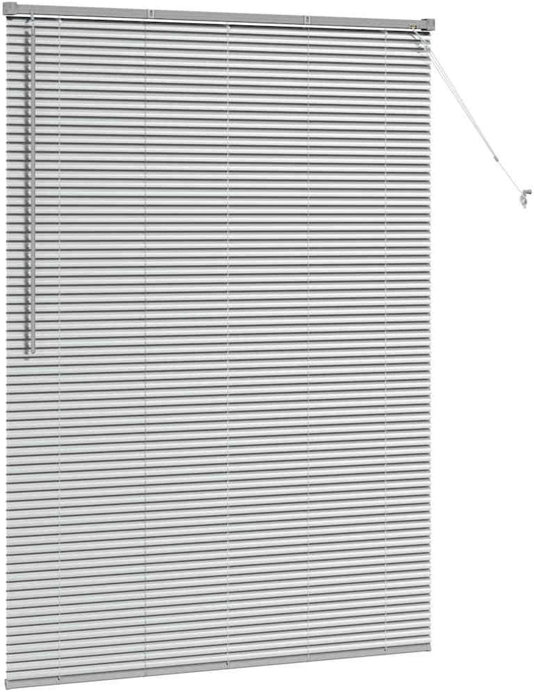 Venecijietiškos žaliuzės Sidabrinė 175 x 130 cm Aliuminis