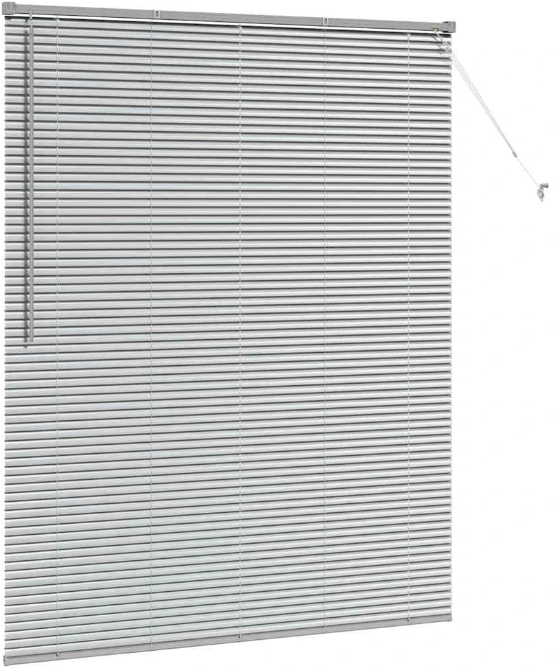 Venecijietiškos žaliuzės Sidabrinė 175 x 145 cm Aliuminis
