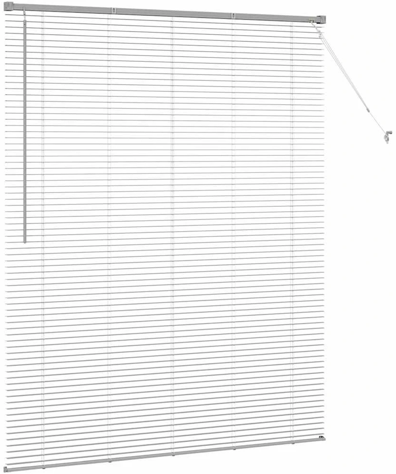 Venecijietiškos žaliuzės Sidabrinė 175 x 145 cm Aliuminis