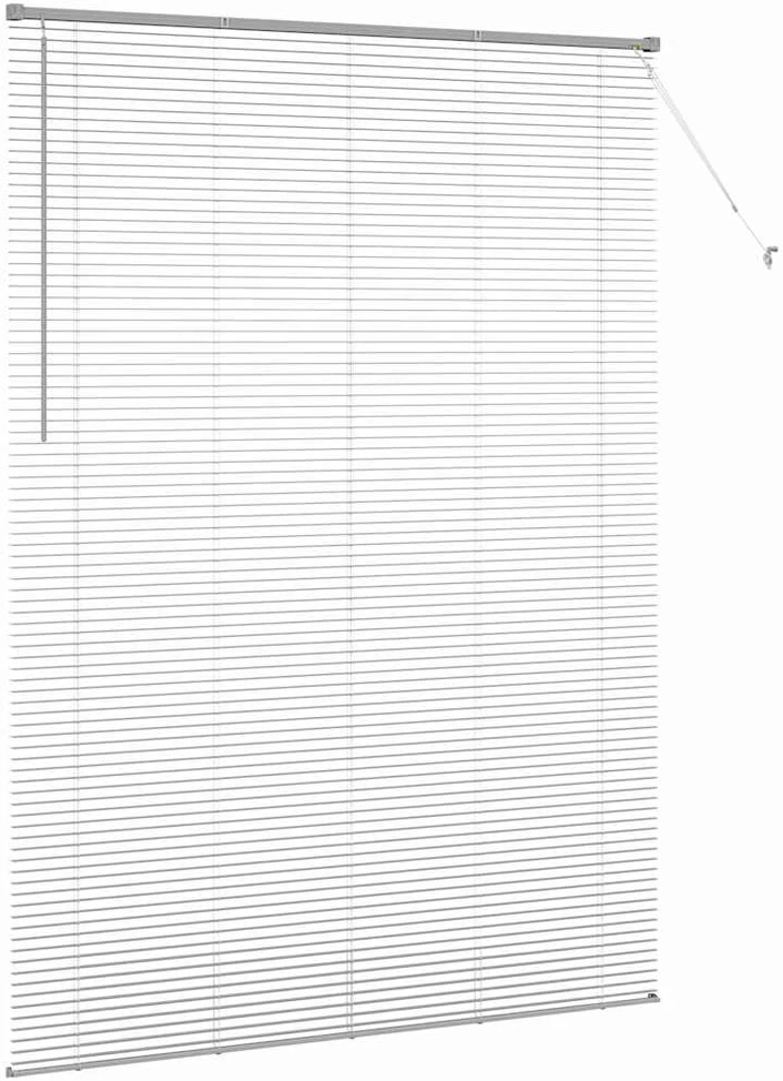 Venecijietiškos žaliuzės Sidabrinė 220 x 155 cm Aliuminis