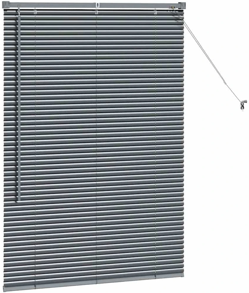 Venecijietiškos žaliuzės Tamsiai pilka 130 x 85 cm Aliuminis