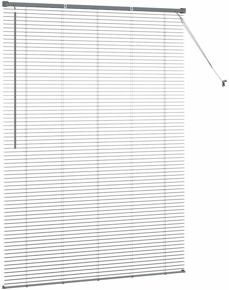 Venecijietiškos žaliuzės Tamsiai pilka 175 x 135 cm Aliuminis