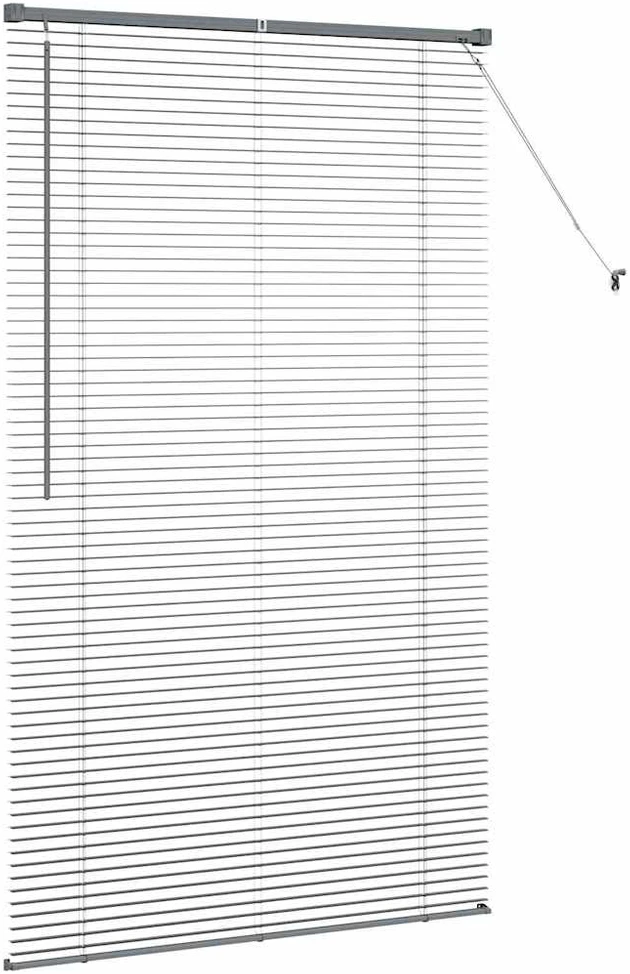 Venecijietiškos žaliuzės Tamsiai pilka 175 x 105 cm Aliuminis