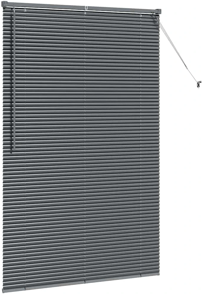 Venecijietiškos žaliuzės Tamsiai pilka 175 x 110 cm Aliuminis